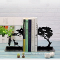 Creative home study office iron shaped handicrafts bookends